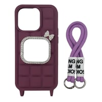 Nettech Apple iPhone 14 Pro Uyumlu NTN026 Aynalı Arka Koruma Kılıf (Mor) NT106824