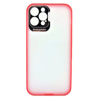 Nettech Apple iPhone 12 Pro Uyumlu Fluence Seri Arka Koruma Kılıf (Kırmızı) NT88850