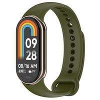 Xiaomi Mi Band 8 Serisi Klasik Kordon Silikon Strap Kayış  Haki