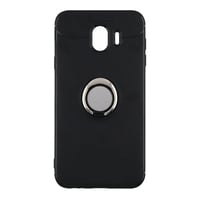 Nettech Samsung Galaxy J400 J4 Uyumlu Ravel Seri Arka Koruma Kılıf (Siyah) VR11746