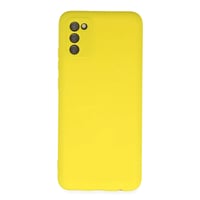 Nettech Samsung Galaxy A02S Uyumlu Nano Arka Koruma Kılıf (Sarı) NT84774