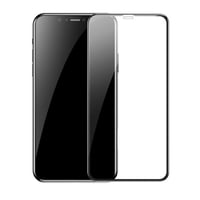 Helt Apple iPhone XS Max Uyumlu Ön Koruma Nano Ekran Koruyucu (Siyah) VR12265