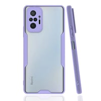 Nettech Xiaomi Redmi Note 10 Pro 4G Uyumlu Platin Seri Arka Koruma Kılıf (Lila) NT86619