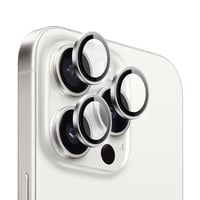 Nettech Apple iPhone 16 Pro Max Uyumlu Safir Lens Kamera Cam Koruyucu (Gümüş) NT110821