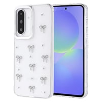 Galaxy A36 Kılıf Airbag Tasarımlı Simli Şeffaf Zore Kutup Kapak  Fiyonk