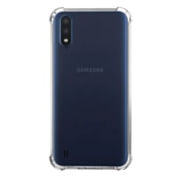 Nettech Samsung Galaxy A01 Uyumlu Rarroz Seri Arka Koruma Kılıf (Şeffaf) NT88122