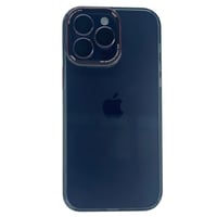 Nettech Apple iPhone 14 Pro Uyumlu Mika Renkli Kenar Seri Arka Koruma Kılıf (Siyah) NT99017