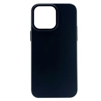 Nettech Apple iPhone 13 Pro Max Uyumlu Spray Metal Çerçeveli Deri Serisi Arka Koruma Kılıf (Siyah) NT101585