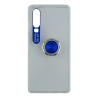 Nettech Huawei P30 Uyumlu Doris Ring Arka Koruma Kılıf (Şeffaf) VR14940