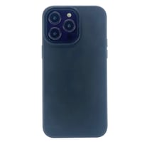 Nettech Apple iPhone 14 Pro Uyumlu Metal Çerçeveli Deri Arka Koruma Kılıf (Siyah) NT101513