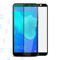 Nettech Huawei Y5 2018 Uyumlu 5D Glas Full Cam Koruyucu (Siyah) VR17216