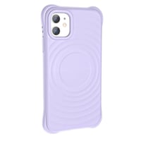 Apple iPhone 11 Magsafe Şarj Özellikli Airbagli Mat Görünümlü Zore Hepi Kapak  Lila
