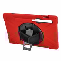 Nettech Samsung Galaxy Tab S7 SMT870 11 İnc WiFi 6 GB Uyumlu Sport Seri Arka Koruma (Kırmızı) NT95975