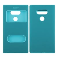 Nettech LG G5 Uyumlu Pencereli Kapaklı Kılıf (Mavi) VR7019