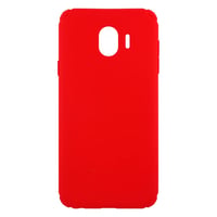 Nettech Samsung Galaxy J400 J4 Uyumlu Plane Seri Arka Koruma Kılıf (Kırmızı) VR11589