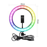 Nettech MJ33 Ringlight 13 inç Led Işık (Siyah) NT108281