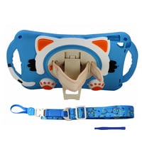 Nettech Apple iPad Pro 10.5 inç Uyumlu Sweet Cat Seri Arka Koruma (Turkuaz) NT95923