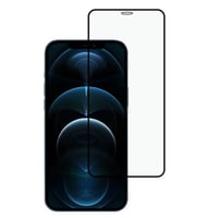 Nettech Apple iPhone 12 Pro Max Uyumlu Ön Koruma Mat Seramik Nano Ekran Koruyucu (Siyah) NT88511