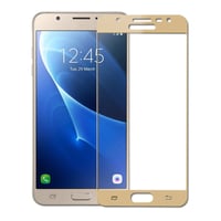 Helt Samsung Galaxy J510 J5 2016 Uyumlu 3D SuperGlass Full Cam Koruyucu (Gold) NT17143