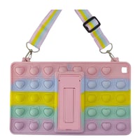 Nettech Samsung Galaxy Tab A 8 SMT290 Uyumlu Standlı Pop It Arka Koruma (Karışık Renk) NT96697