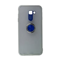 Nettech Samsung Galaxy J4 Plus Uyumlu Doris Ring Arka Koruma Kılıf (Şeffaf) VR14959