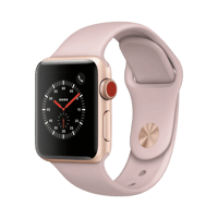 Apple Watch Series 3  Alüminyum  38mm  Cellular  Altın