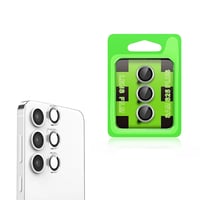 Galaxy S25 Plus Zore CL07 Kamera Lens Koruyucu Gümüş