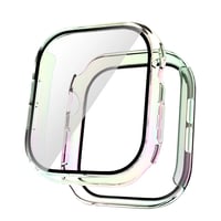 Apple Watch 10 46mm Sert PC Kasa Electroplatink Çerçeveli Ekran Koruyucu Zore Watch Gard 36  Colorful