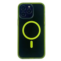 Nettech Apple iPhone 13 Pro Uyumlu Locik Magsafe Arka Koruma Kılıf (Yeşil) NT103132