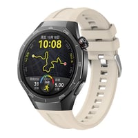 Huawei Watch GT5 Pro 46mm Zore KRD130 Silikon Kordon Strap Kayış  Starlight