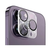 Nettech Apple iPhone 13 Pro Max Uyumlu Şeffaf Çerçeveli Seri Kamera Cam Koruyucu (Şeffaf) NT105094