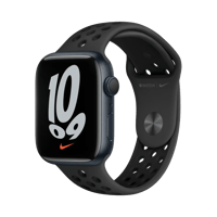 Apple Watch Series 7 Nike  Alüminyum  45mm  GPS  Gece Yarısı