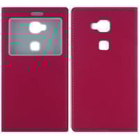 Nettech Huawei Gr5 Uyumlu Pencereli Kapaklı Kılıf (Pembe) VR1979