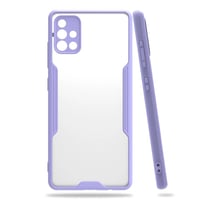 Nettech Samsung Galaxy A51 Uyumlu Platin Seri Arka Koruma Kılıf (Lila) NT86601