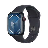 Apple Watch Series 9  Alüminyum  45mm  Cellular  Gece yarısı