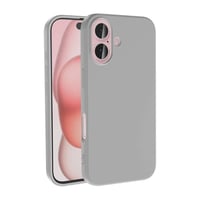 Apple iPhone 16 Plus Kılıf Zore LSR Lansman Kapak  Gümüş