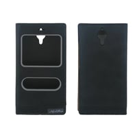 Nettech Casper Via P1 Uyumlu Pencereli Kapaklı Kılıf (Siyah) VR1989