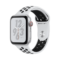 Apple Watch Series 4 Nike  Alüminyum  44mm  GPS + Cellular  Gümüş