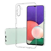 Nettech Samsung Galaxy A13 Uyumlu Lüx Seri Kamera Korumalı Arka Koruma Kılıf (Şeffaf) NT95706