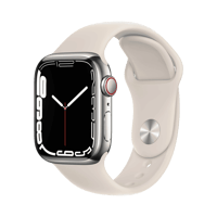 Apple Watch Series 7  Paslanmaz Çelik  41mm  Cellular  Gümüş
