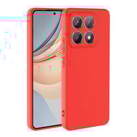 Xiaomi 14T Pro Kılıf Zore Mara Lansman Kapak Kırmızı