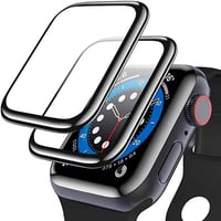 Apple Watch 44mm Zore PMMA Silikon Body Saat Ekran Koruyucu  Siyah