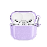 Apple Airpods 4 Zore Allstar Airbag 32 Parlayan Simli Saydam Renkli Kılıf  Mor
