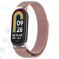Xiaomi Smart Band 8 Zore KRD01 Metal Kordon  Pembe