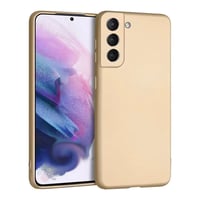 Nettech Samsung Galaxy S21 Plus Uyumlu Suide Arka Koruma Kılıf (Gold) NT84329