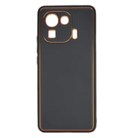 Nettech Xiaomi Mi 11 Pro Uyumlu Coco Leather Seri Arka Koruma Kılıf (Siyah) NT93584