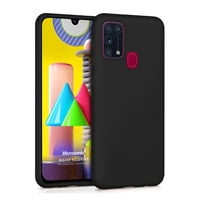 Nettech Samsung Galaxy M31 Uyumlu Nano Arka Koruma Kılıf (Siyah) NT82635