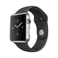 Apple Watch Series 1  Paslanmaz Çelik  42mm  GPS  Uzay Siyahı