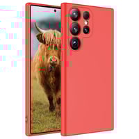 Galaxy S25 Ultra Kılıf Zore Mara Lansman Kapak  Kırmızı