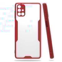 Nettech Samsung Galaxy M51 Uyumlu Platin Seri Arka Koruma Kılıf (Kırmızı) NT84385